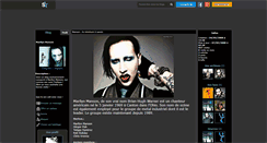 Desktop Screenshot of marilyn----manson.skyrock.com