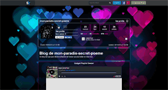 Desktop Screenshot of mon-paradis-secret-poeme.skyrock.com
