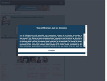 Tablet Screenshot of megan-nicole-france.skyrock.com