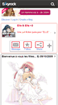 Mobile Screenshot of elle-et-elle-yuri-fic.skyrock.com
