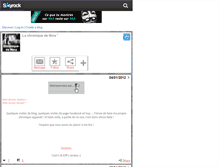 Tablet Screenshot of chronique-de-nina.skyrock.com