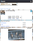 Tablet Screenshot of acid-flavor-non-officiel.skyrock.com