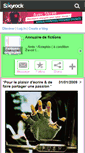 Mobile Screenshot of fictions-originales.skyrock.com