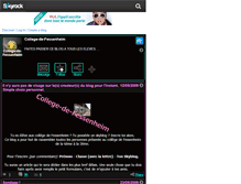 Tablet Screenshot of college-de-fessenheim.skyrock.com