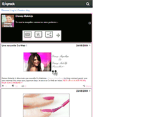 Tablet Screenshot of disney-makeup.skyrock.com