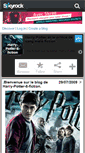 Mobile Screenshot of harry-potter-6-fiction.skyrock.com