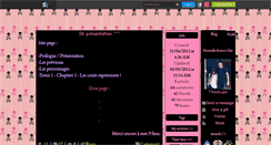 Desktop Screenshot of newfic-glee.skyrock.com