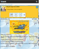 Tablet Screenshot of dragon-ball-z-88200.skyrock.com