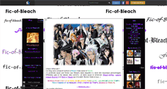 Desktop Screenshot of fic-of-bleach.skyrock.com