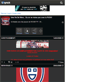 Tablet Screenshot of femmes-de-hockey.skyrock.com