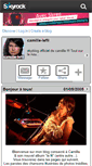 Mobile Screenshot of camille-lefil.skyrock.com