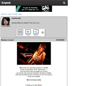 Tablet Screenshot of camille-lefil.skyrock.com