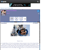 Tablet Screenshot of fans-disney.skyrock.com