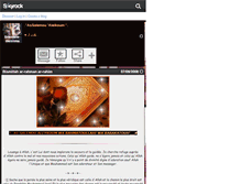 Tablet Screenshot of 0rientale-muslima.skyrock.com