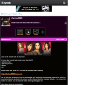 Tablet Screenshot of charmed0002.skyrock.com