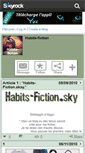 Mobile Screenshot of habits-fiction.skyrock.com