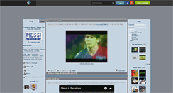 Desktop Screenshot of lionelmessivideo.skyrock.com