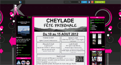 Desktop Screenshot of cheylade.skyrock.com