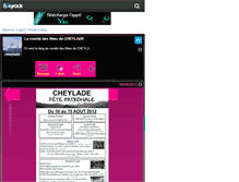 Tablet Screenshot of cheylade.skyrock.com