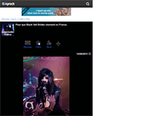 Tablet Screenshot of blackveilbrides-france.skyrock.com