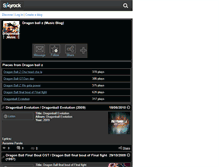 Tablet Screenshot of dragonball-music.skyrock.com