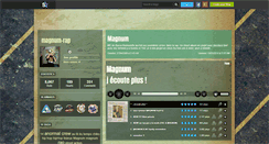 Desktop Screenshot of magnum-rap.skyrock.com