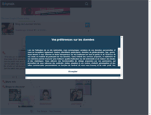 Tablet Screenshot of laureensmiles.skyrock.com