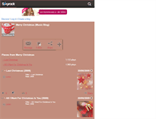 Tablet Screenshot of christmassongs.skyrock.com