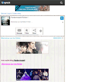 Tablet Screenshot of fande-mozart-fiction.skyrock.com