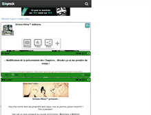 Tablet Screenshot of grimm-hime.skyrock.com