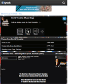 Tablet Screenshot of david-vendetta-exclu.skyrock.com