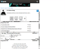 Tablet Screenshot of cvr-muzik.skyrock.com