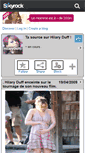Mobile Screenshot of hilaryduff-fr.skyrock.com