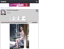 Tablet Screenshot of hilaryduff-fr.skyrock.com