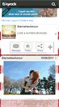 Mobile Screenshot of eternellexamour.skyrock.com