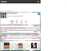 Tablet Screenshot of angelbglione.skyrock.com