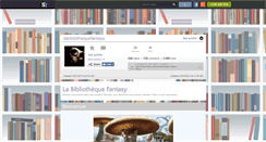 Desktop Screenshot of labibliothequefantasy.skyrock.com