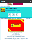 Tablet Screenshot of collections-panini.skyrock.com