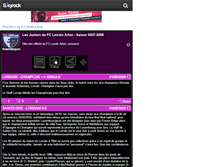 Tablet Screenshot of fclorrainjuniors.skyrock.com