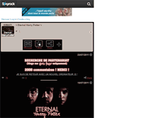 Tablet Screenshot of eternal-harrypotter.skyrock.com