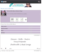 Tablet Screenshot of dance-with-music.skyrock.com