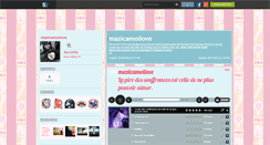 Desktop Screenshot of mazicamoilove.skyrock.com