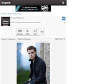 Tablet Screenshot of citation-vampire-diaries.skyrock.com