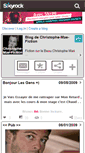 Mobile Screenshot of christophe-mae-fiction.skyrock.com