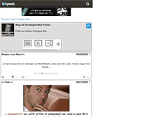 Tablet Screenshot of christophe-mae-fiction.skyrock.com