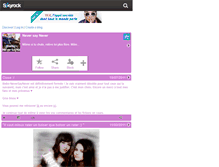 Tablet Screenshot of biebs-neversaynever.skyrock.com