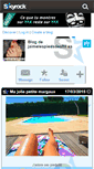 Mobile Screenshot of jaimelespiedsdesfilles.skyrock.com