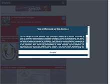 Tablet Screenshot of lesaintpierrecarrouges.skyrock.com
