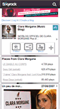 Mobile Screenshot of claramorganesky.skyrock.com