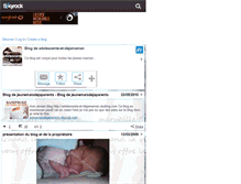 Tablet Screenshot of adolescente-et-dejamaman.skyrock.com